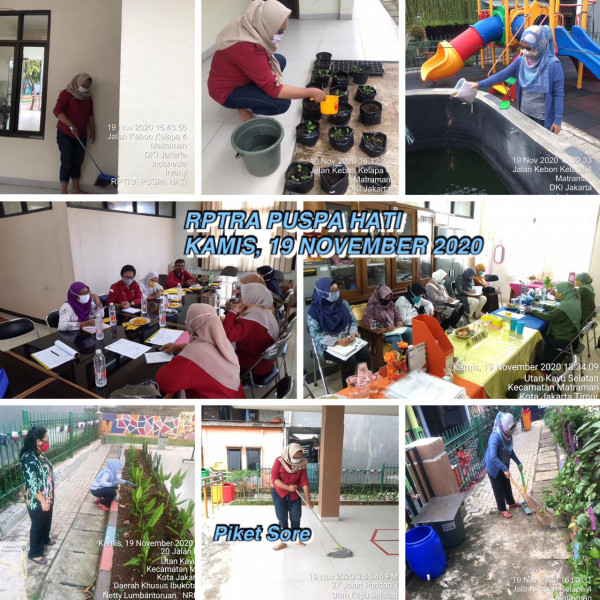 Piket dan monitoring