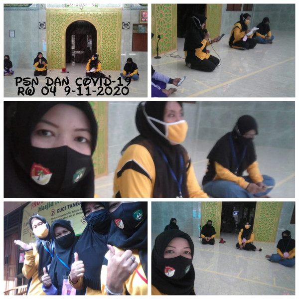 Koar-koar PSN dan Covid -19 Masjid Nurul Rohma bersama Kasie Kesra Kecamatan Matraman dan  Kesra Kelurahan Utan Kayu Selatan