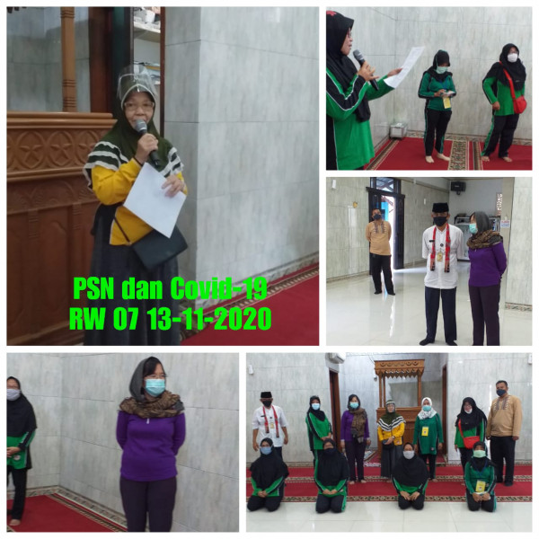 Koar-koar PSN dan Covid -19 Masjid Asy Syamsu Bersama Kasie Kesra Kecamatan Matraman, Puskesmas UKS dan Staf Kesra Kelurahan Utan Kayu Selatan