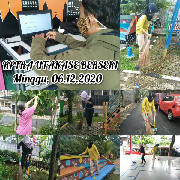 Piket dan Monitoring RPTRA Utakase Berseri dan Puspa Hati