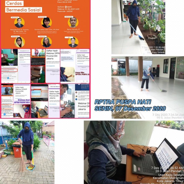 Piket dan Monitoring RPTRA Utakase Berseri dan Puspa Hati