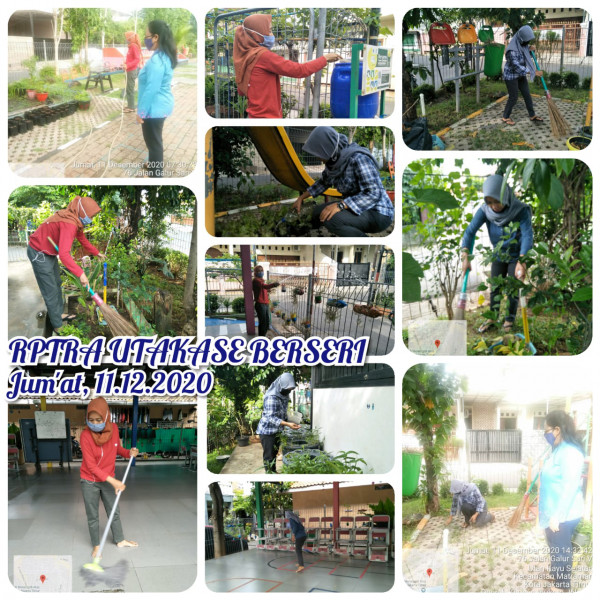 Piket dan Monitoring RPTRA Utakase Berseri dan Puspa Hati