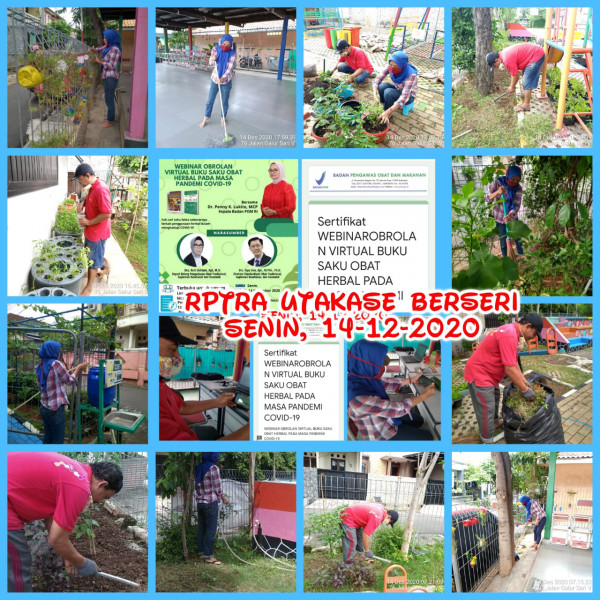 Piket dan Monitoring RPTRA Utakase Berseri dan Puspa Hati