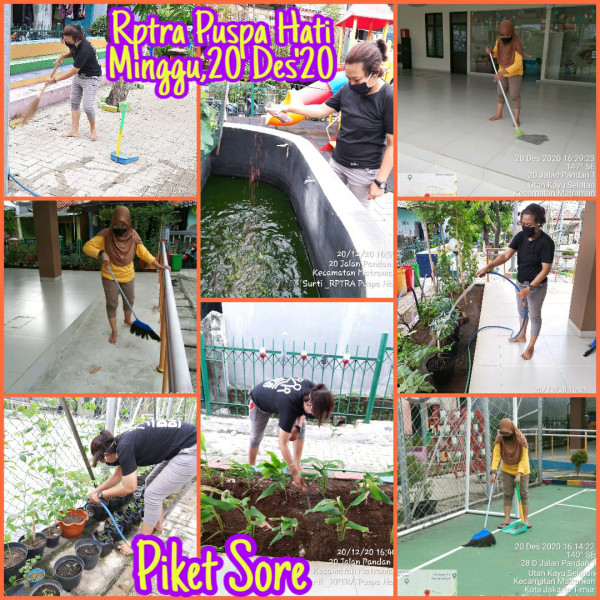 Piket dan Monitoring RPTRA Utakase Berseri dan Puspa Hati