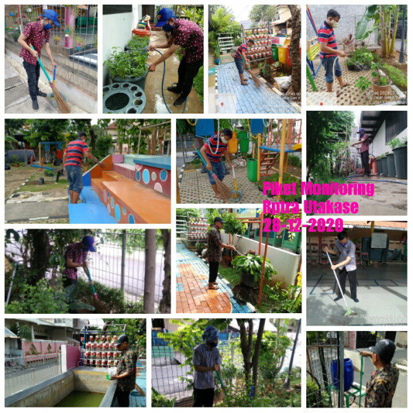 Piket dan Monitoring RPTRA Utakase Berseri dan Puspa Hati