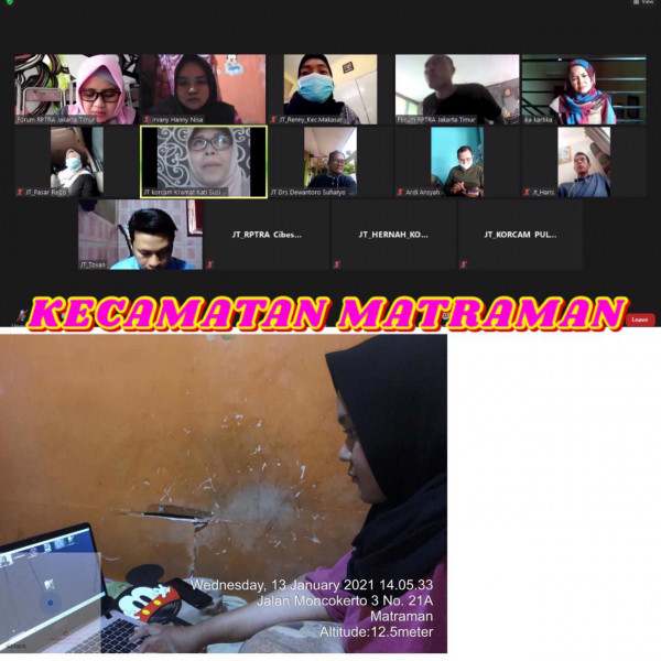 Rapat Kordinasi Forum RPTRA Se-Jakarta Timur 