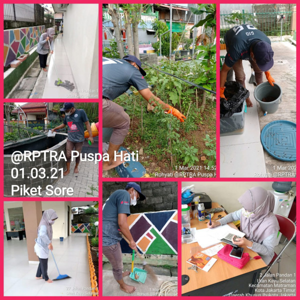 RPTRA PUSPA HATI - Piket Sore