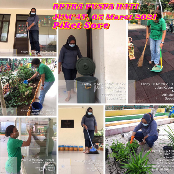 RPTRA PUSPA HATI - Piket Sore