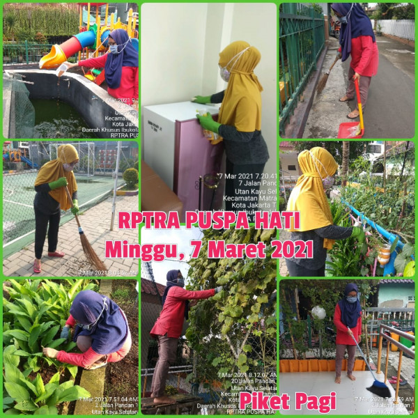 RPTRA PUSPA HATI - Piket Pagi