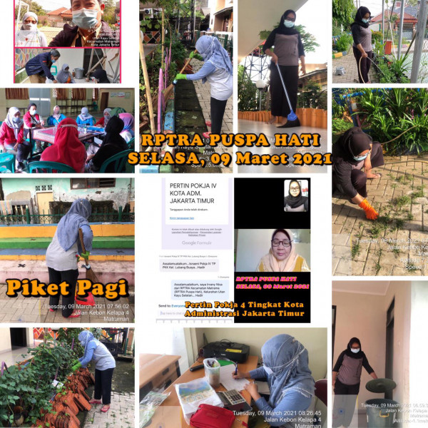 RPTRA PUSPA HATI - Piket Pagi