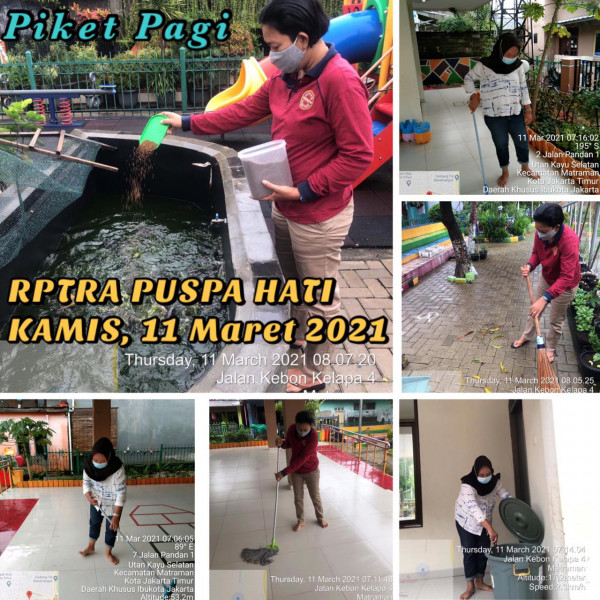 RPTRA PUSPA HATI - Piket Pagi