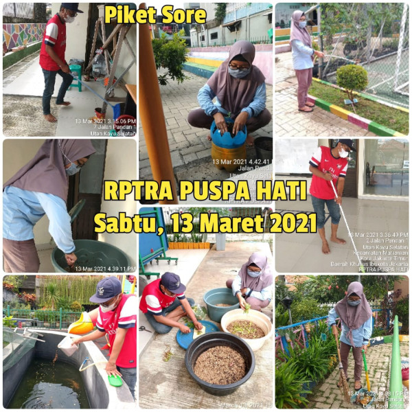 RPTRA PUSPA HATI - Piket Sore
