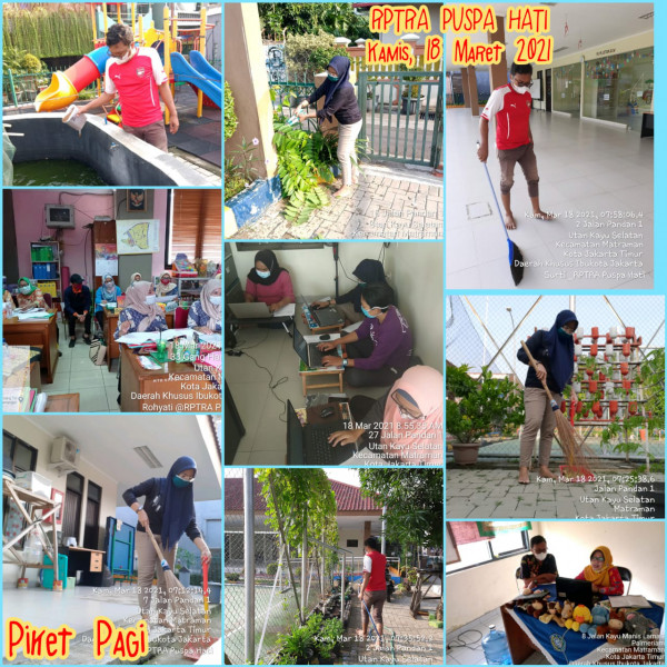 RPTRA PUSPA HATI - Piket Pagi