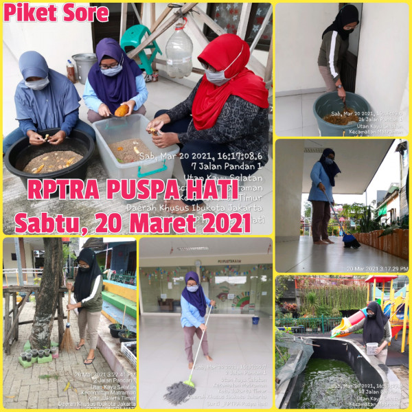 RPTRA PUSPA HATI - Piket Sore