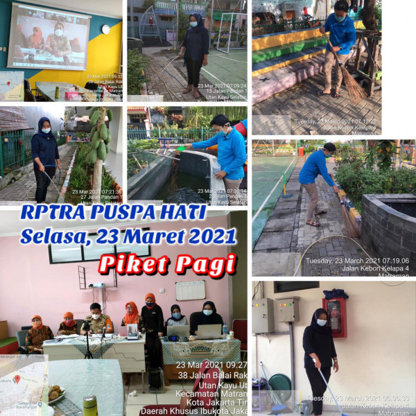 RPTRA PUSPA HATI - Piket Pagi