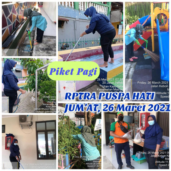 RPTRA PUSPA HATI - Piket Pagi