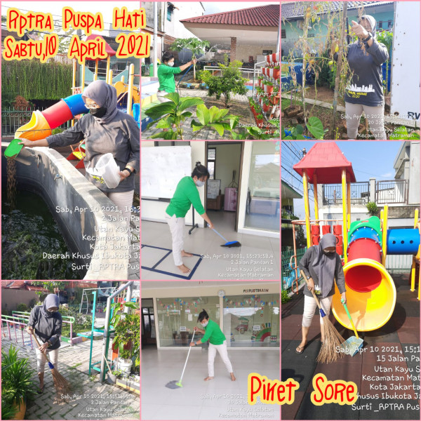 RPTRA Puspa Hati_10 April_piket dan monitoring sore