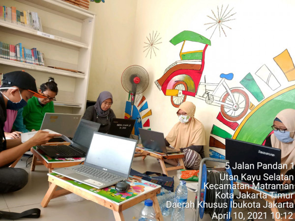 kegiatan pelatihan dan penginputan Mapping Dawis