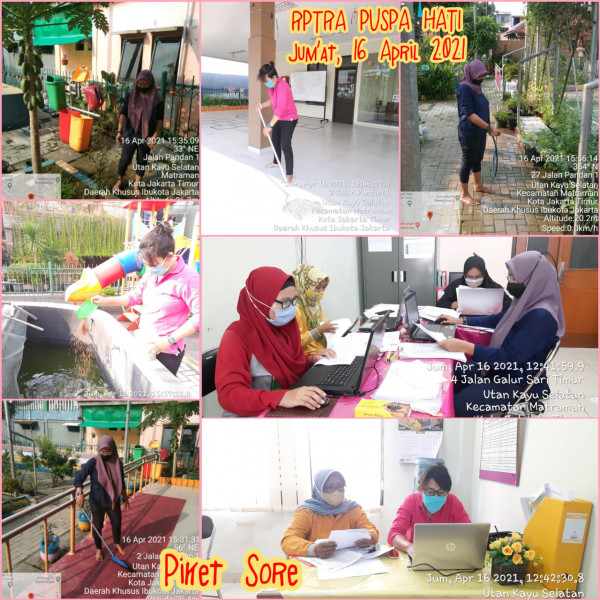 RPTRA Puspa Hati_16 April_piket dan monitoring sore