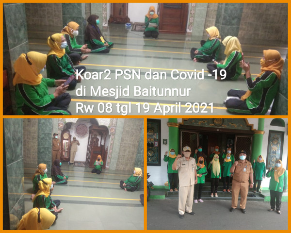 Koar-Koar Masjid Baitunnur RW 008 tgl 19 aprl