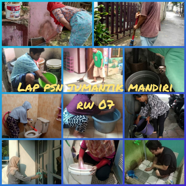 Jumantik Mandiri Warga Rw 07_Kelurahan Utan Kayu Selatan_07 Mei 2021