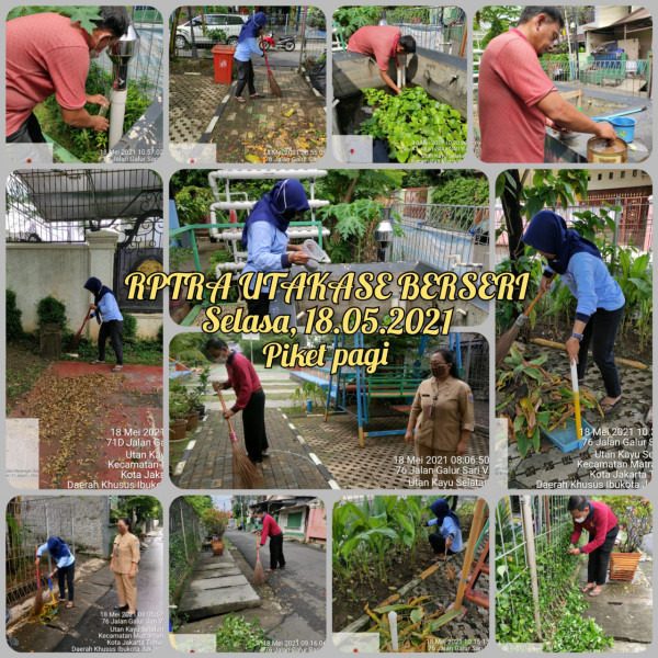 RPTRA Utakase Berseri_18 Mei 2021_piket dan monitoring pagi 