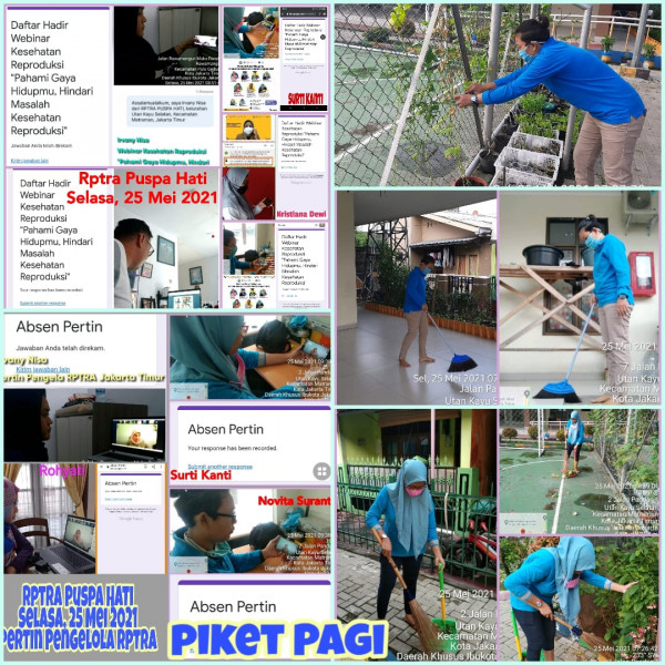 RPTRA Puspa Hati_25 Mei 2021_piket dan monitoring pagi 