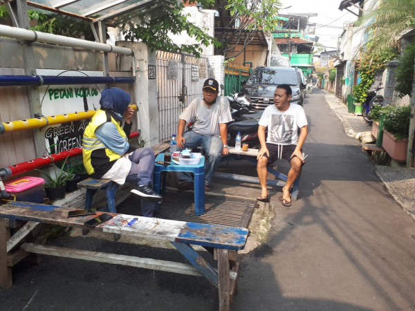 Survey dan Persiapan Tempat Pelaksanaan Pencanangan HUT DKI_Rw006_23 Mei 2021