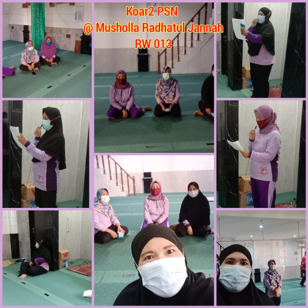 Koar-Koar PSN dan Covid 19_Kasie Kesra Kelurahan UKS_Kasie Kesra Kecamatan Matraman_Masjid Radhatul Jannah_Rw 013_27 Mei 2021