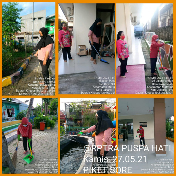 RPTRA Puspa Hati_27 Mei 2021_piket dan monitoring sore