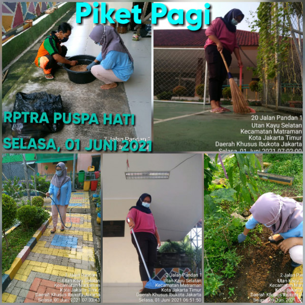 RPTRA Puspa Hati_01 Juni 2021_piket dan monitoring pagi 