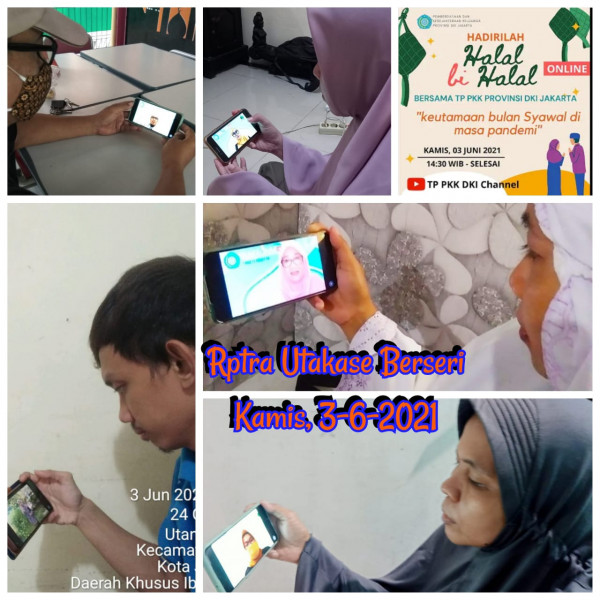 Halal bi Halal Online_Rptra Utakase Berseri_03 Juni 2021