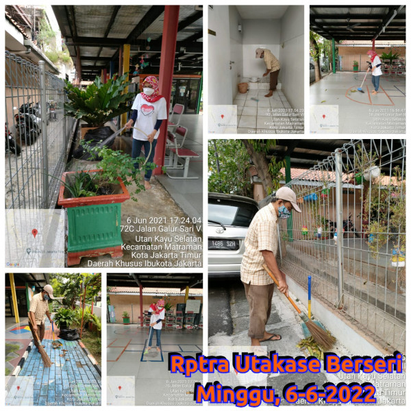 RPTRA Utakase Berseri_06 Juni 2021_piket dan monitoring sore