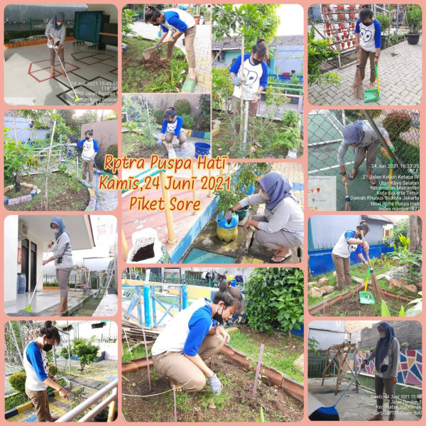 RPTRA Puspa Hati_24 Juni 2021_piket dan monitoring sore