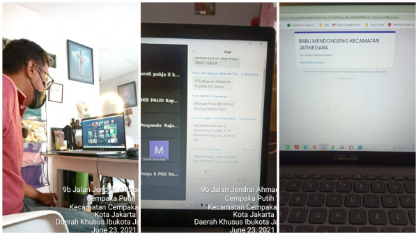 Zoom Perpusip_Asyiknya Pembelajaran Anak Usia Dini Di Masa Pandemi_Rptra Kelurahan Utan Kayu Selatan_23 Juni 2021