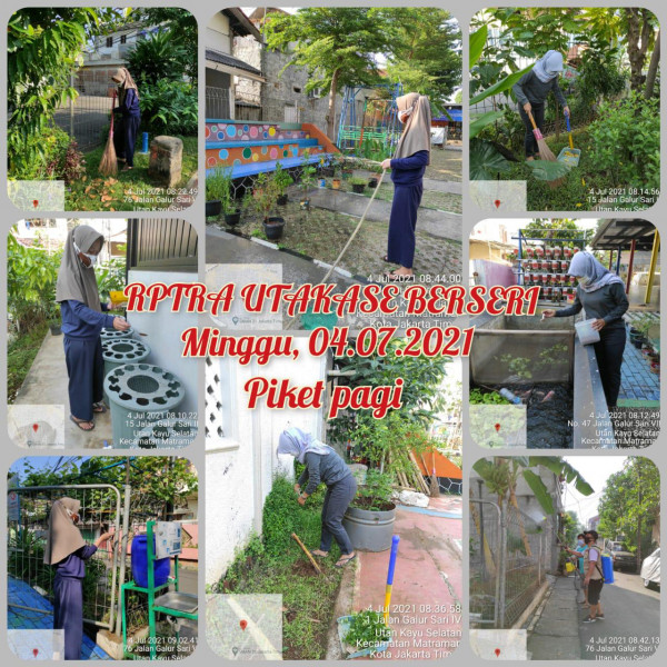 Piket Monitoring Rptra Utakase Berseri