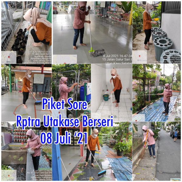 Piket Monitoring Rptra Utakase Berseri