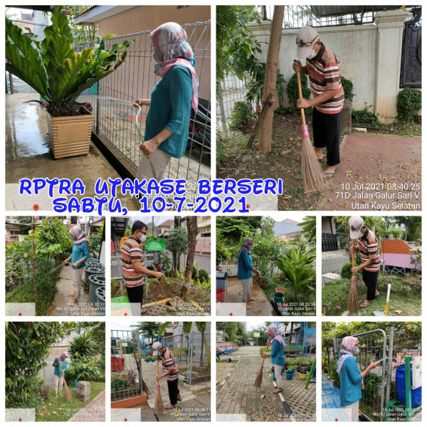 Piket Monitoring Pengelola RPTRA Kelurahan Utan Kayu Selatan