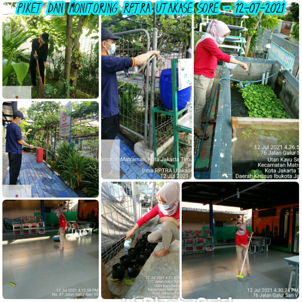 Piket Monitoring Rptra Utakase Berseri