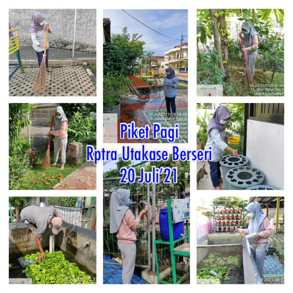 Piket Monitoring Rptra Utakase Berseri