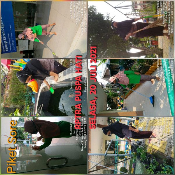 Piket Monitoring Rptra Puspa Hati