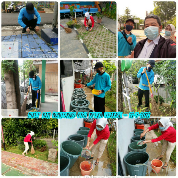Piket Monitoring Rptra Utakase Berseri