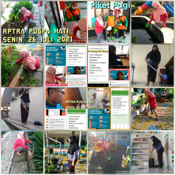 Piket Monitoring Rptra Puspa Hati