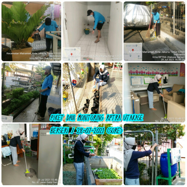 Piket Monitoring Rptra Utakase Berseri