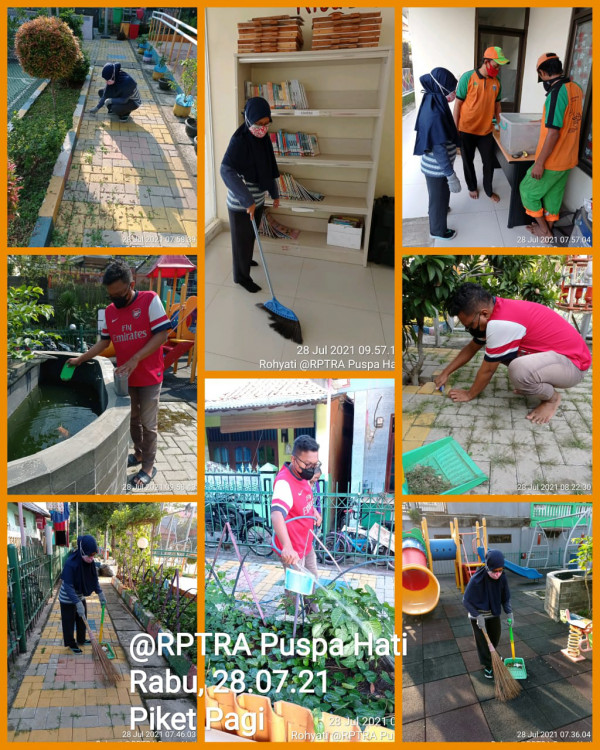 Piket Monitoring Rptra Puspa Hati
