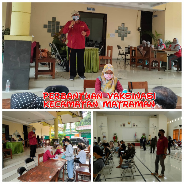 Pengelola RPTRA Utakase Berseri dan Puspa Hati  Membantu  Vaksinasi  Covid 19 Di SMA N 31