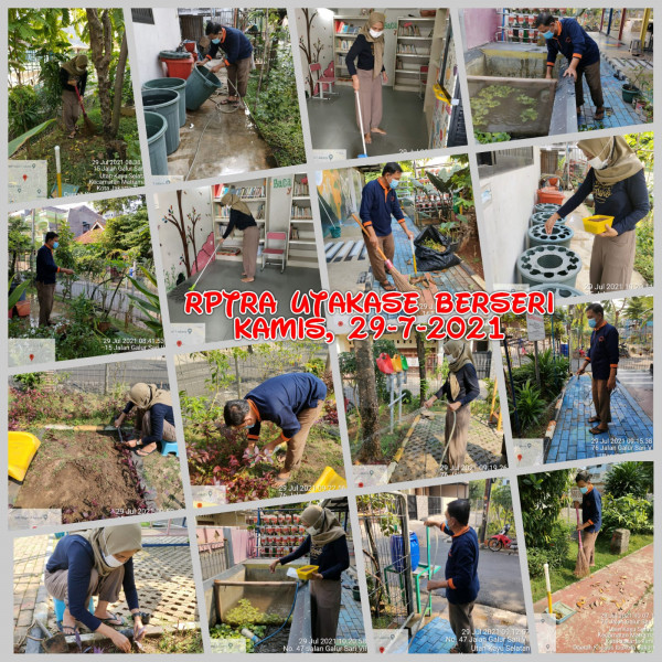 Piket Monitoring Pengelola RPTRA Kelurahan Utan Kayu Selatan