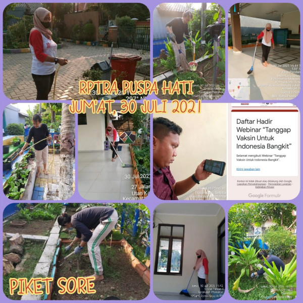 Piket Monitoring Rptra Puspa Hati