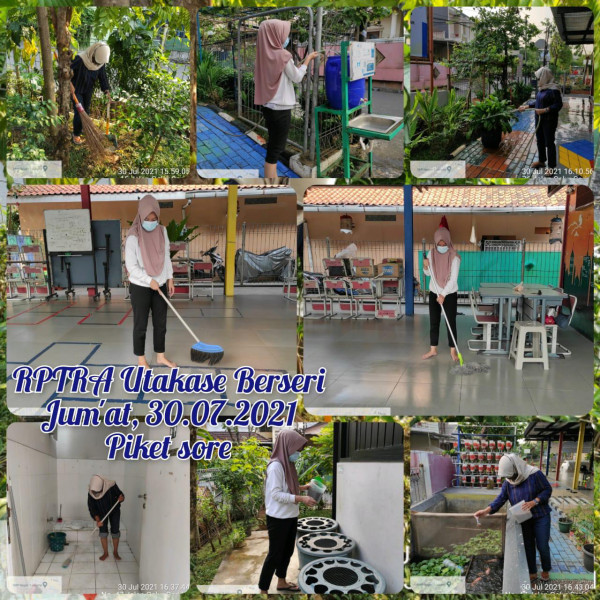 Piket Monitoring Pengelola RPTRA Kelurahan Utan Kayu Selatan