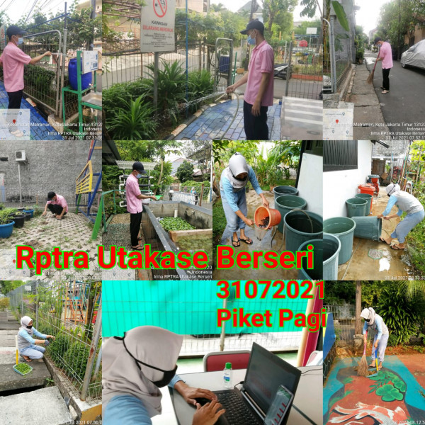 Piket Monitoring Rptra Utakase Berseri